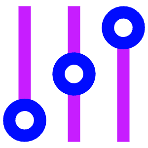 Vertical Slider 2 Icon from Sharp Neon - Free Set