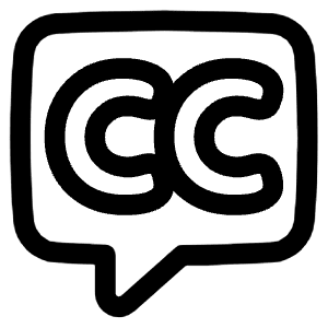 Video Close Captioning Icon from Plump Line - Free Set