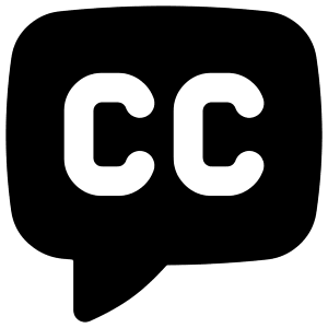 Video Close Captioning Icon from Flex Solid - Free Set