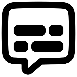 Video Subtitles Icon from Plump Remix - Free Set