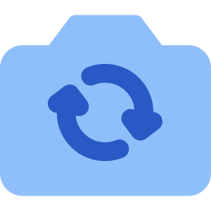 Video Swap Camera Icon from Core Flat - Free Set