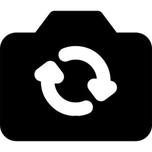Video Swap Camera Icon from Core Solid - Free Set