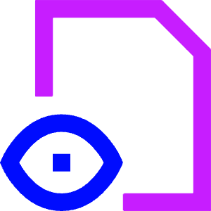 View Document Files Icon from Sharp Neon - Free Set