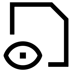 View Document Files Icon from Sharp Line - Free Set