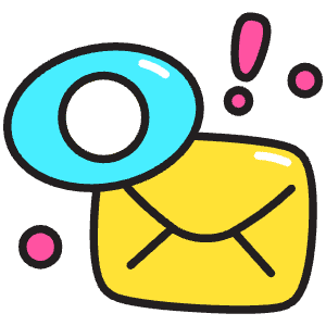 View Mail Icon from Stickies Colors - Free Set