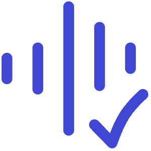 Voice Activation Check Validate Icon from Flex Duo - Free Set