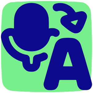 Voice Typing Word Convert Icon from Plump Pop - Free Set