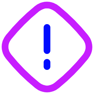 Warning Diamond Icon from Flex Neon - Free Set