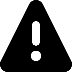 Warning Triangle Icon from Core Solid - Free Set