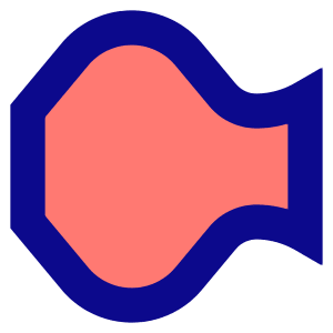 Warp Fish Icon from Sharp Pop - Free Set