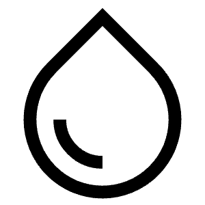 Water Drop Icon from Sharp Line - Free Set