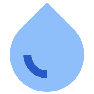 Water Drop Icon from Sharp Flat - Free Set
