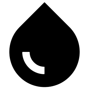 Water Drop Icon from Sharp Solid - Free Set