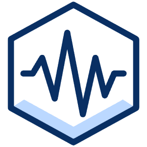 Wave Hexagon Icon from Cyber Duotone - Free Set