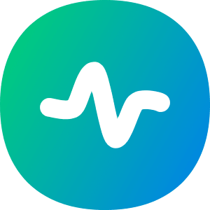 Wave Signal Circle Icon from Flex Gradient - Free Set