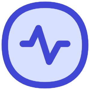 Wave Signal Circle Icon from Flex Duo - Free Set