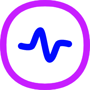 Wave Signal Circle Icon from Flex Neon - Free Set