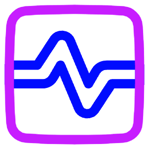 Wave Signal Square Icon from Plump Neon - Free Set