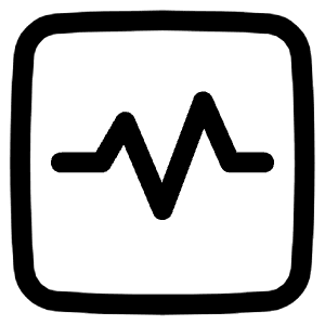 Wave Signal Square Icon from Plump Line - Free Set