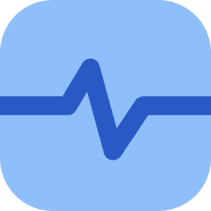 Wave Signal Square Icon from Core Flat - Free Set