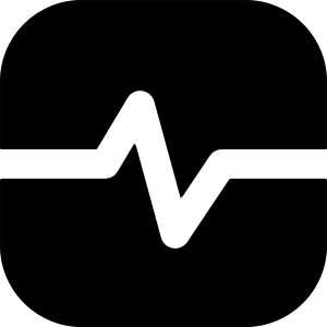 Wave Signal Square Icon from Core Solid - Free Set