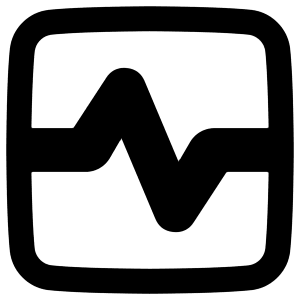 Wave Signal Square Icon from Plump Remix - Free Set