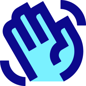 Waving Hand Icon from Sharp Pop - Free Set