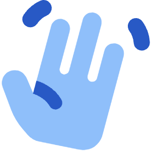 Waving Hand Icon from Core Flat - Free Set