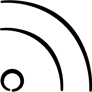Wireless Signal Rss Feed Icon from Freehand Line - Free Set