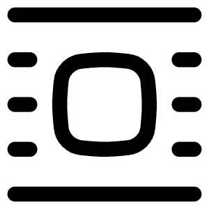 Word Wrap Around Bounding Box Icon from Flex Line - Free Set