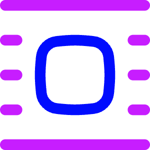 Word Wrap Around Bounding Box Icon from Flex Neon - Free Set