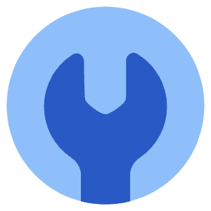 Wrench Circle Icon from Plump Flat - Free Set