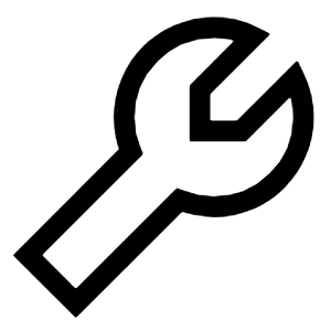 Wrench Icon from Sharp Line - Free Set