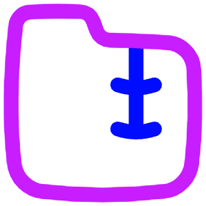 Zip Folder Icon from Flex Neon - Free Set