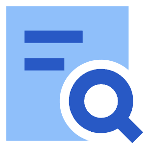 Zoom Document Icon from Sharp Flat - Free Set