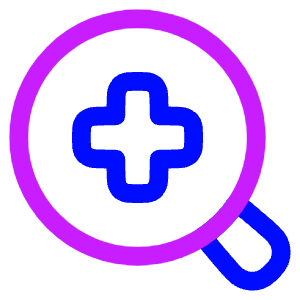 Zoom In Icon from Plump Neon - Free Set