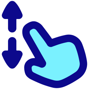 Zoom In Gesture Icon from Plump Pop - Free Set