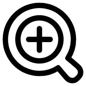 Zoom In Icon from Plump Line - Free Set