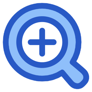Zoom In Icon from Plump Duo - Free Set