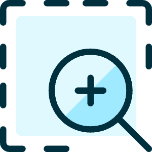 Zoom In Page Icon from Ultimate Duotone - Free Set