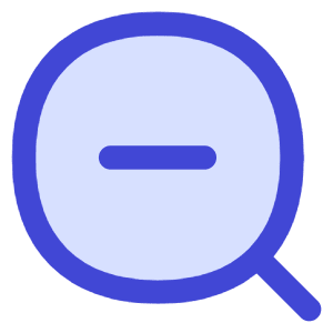 Zoom Out Icon from Flex Duo - Free Set