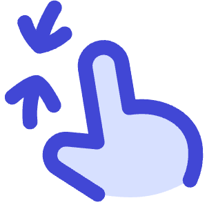 Zoom Out Gesture Icon from Flex Duo - Free Set