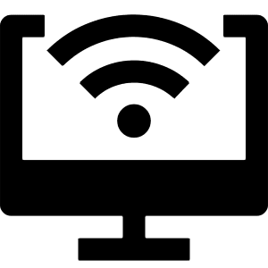 Wifi Network Personal Computer Icon from Nova Solid - Free Set
