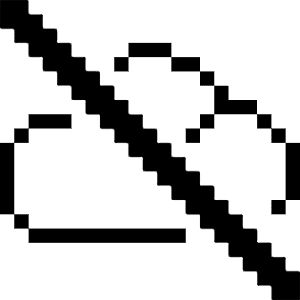 Internet Network Cloud Off Icon from Pixel - Free Set