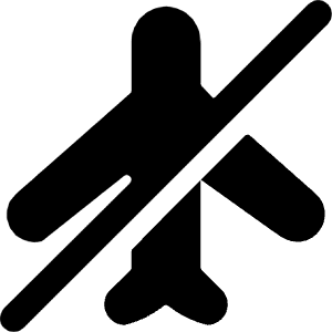 Airplane Mode Icon from Ultimate Bold - Free Set