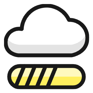 Cloud Loading Icon from Ultimate Colors - Free Set