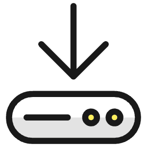 Harddrive Download 2 Icon from Ultimate Colors - Free Set