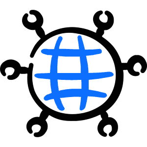 Network Icon from Freehand Duotone - Free Set