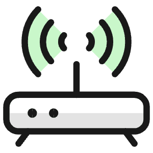 Router Signal Icon from Ultimate Colors - Free Set