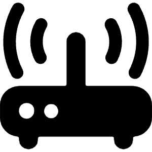 Router Signal Icon from Ultimate Bold - Free Set